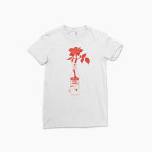 Load image into Gallery viewer, Abolish ICE rose in glass on white
